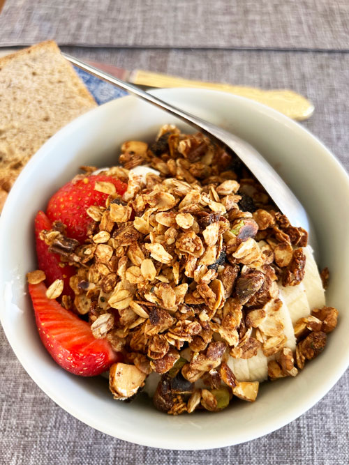 Best Homemade Granola recipe healthy wholesome